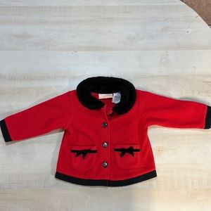 Beluga New York fancy holiday fleece coat